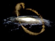 Dispersion des gaz de la galaxie naine elliptique du Sagittaire sous l'effet des forces de marée de la Voie Lactée Dispersion des gaz de la galaxie naine elliptique du Sagittaire sous l'effet des forces de marée de la Voie Lactée
